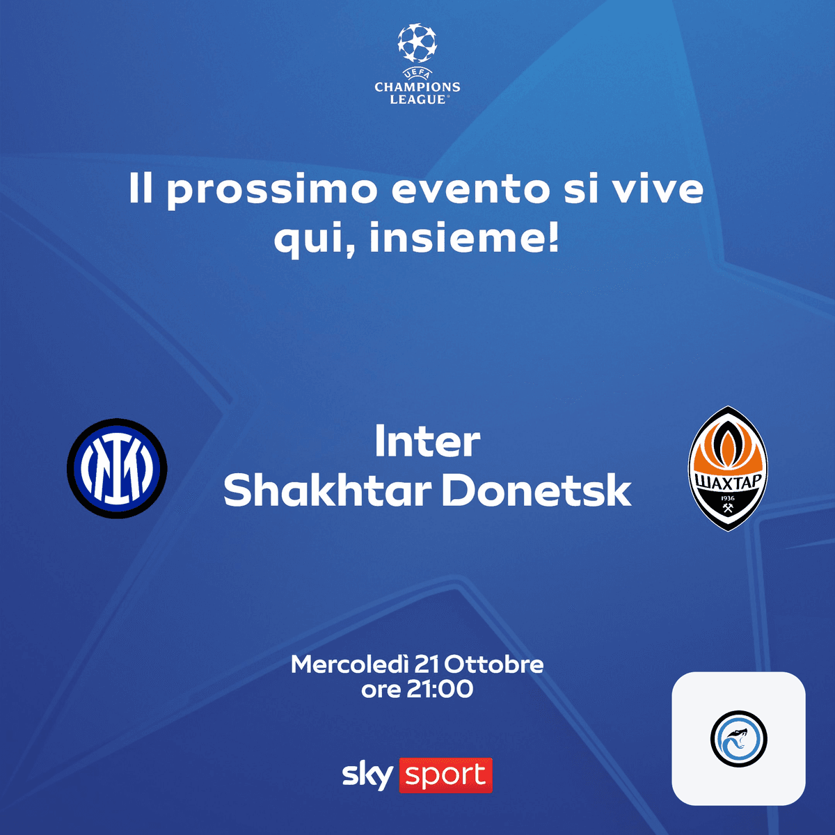 Prossima partita in sede